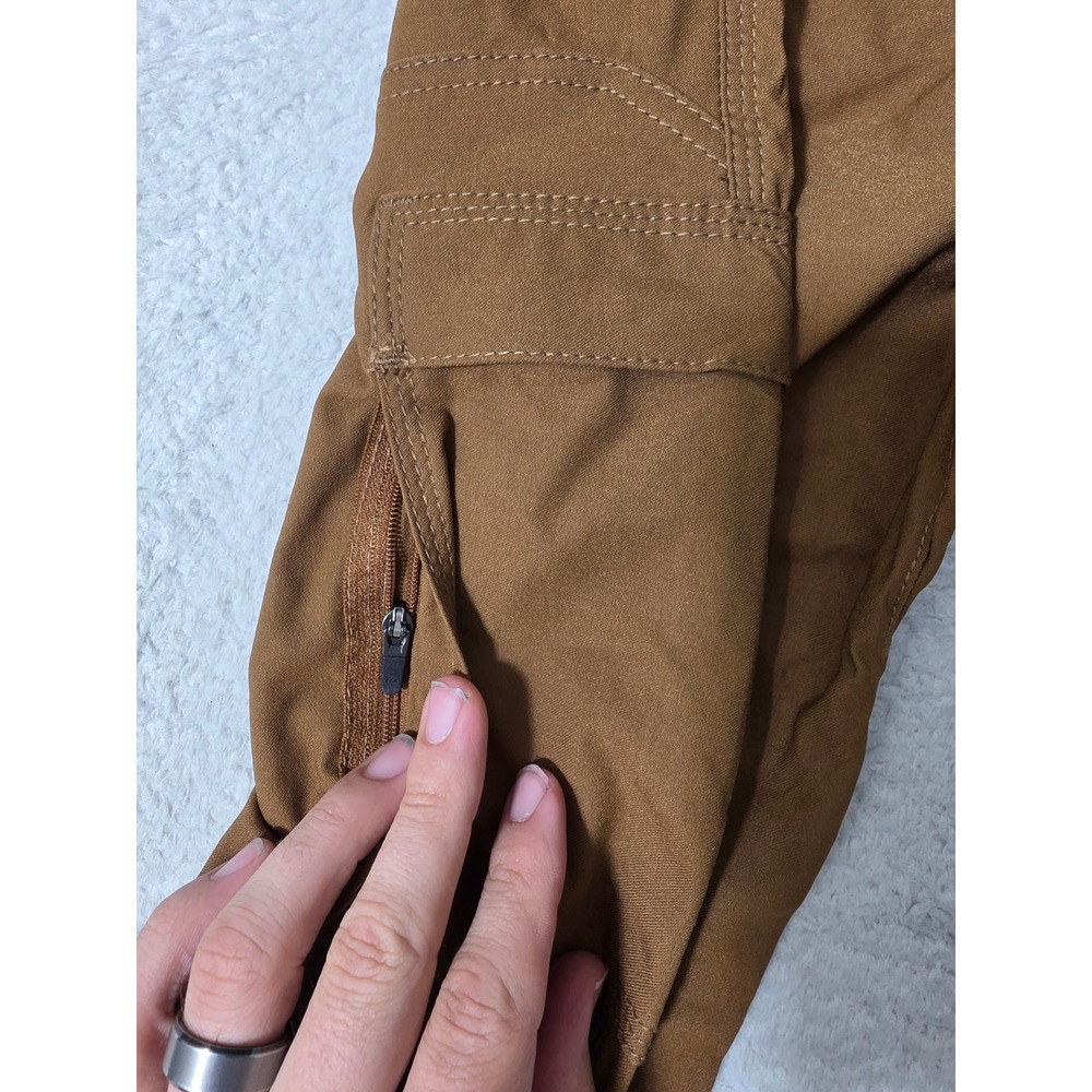 NEW Prana Stretch Zion Slim Pant II Mens 40/30 Sepia Brown Hiking Taper Stretch - Picture 8 of 12